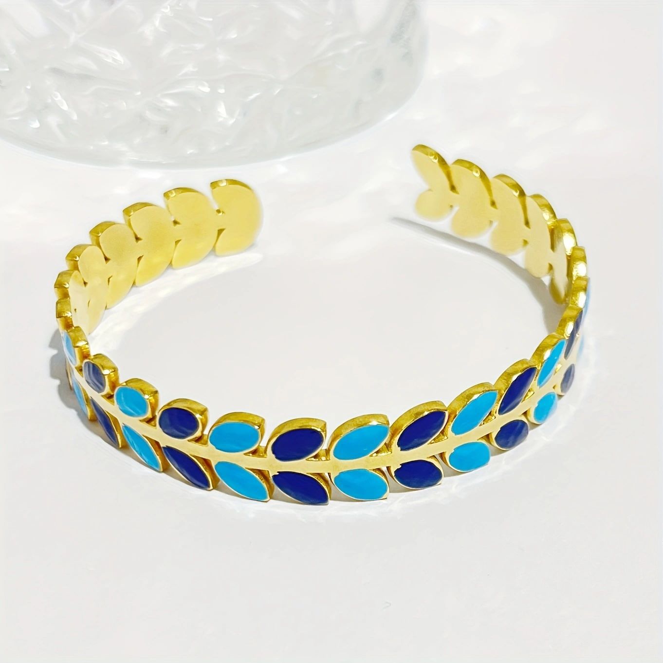 Pulsera de aceite de goteo de acero inoxidable clásico, joyería de todo fósforo para mujer, apertura de acero de titanio de alto valor, joyería no decolora al por mayor