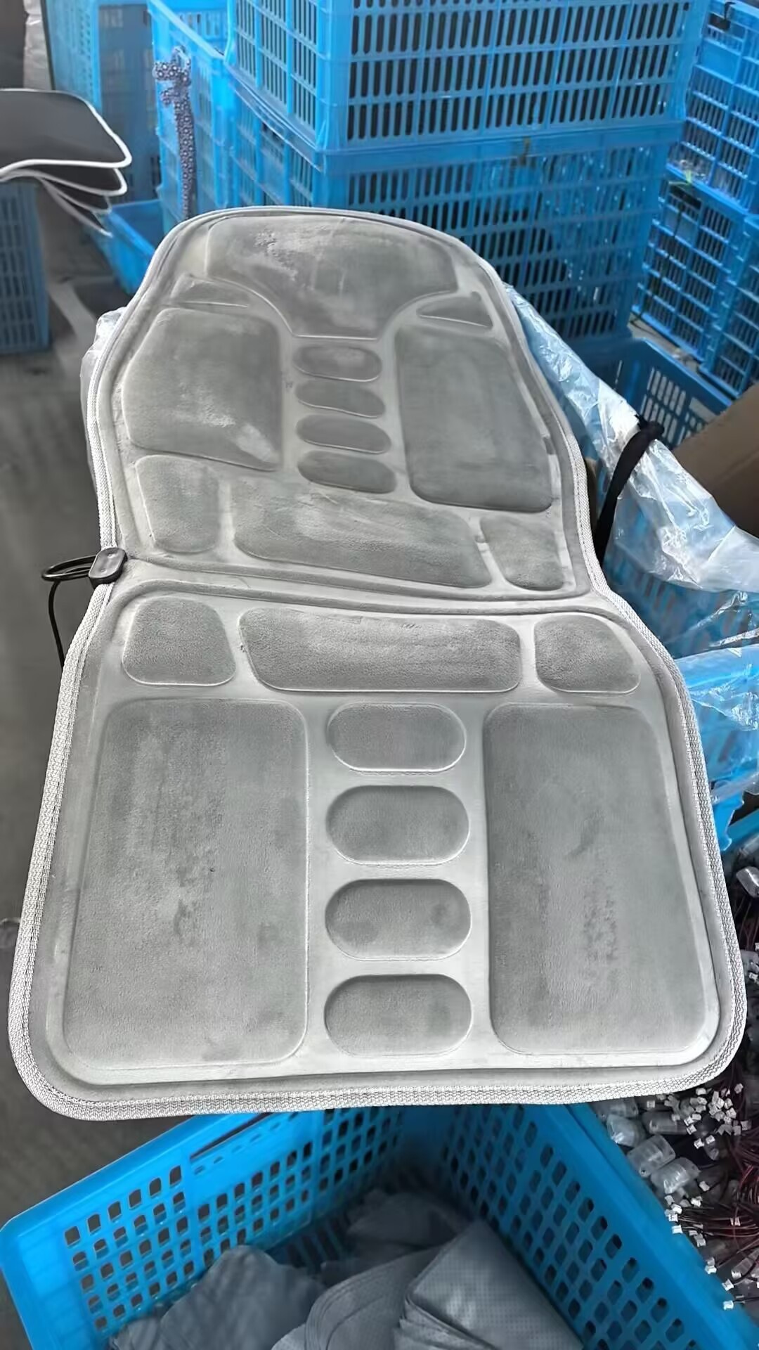 Cross-border car massage seat cushion, car and home use full-body cervical massager, heated massage cushion, large quantity at favorable price