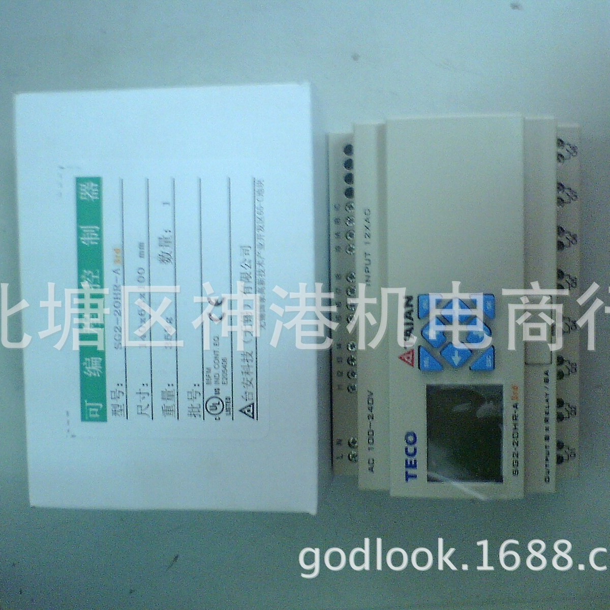 正品TECO台安逻辑控制器PLC,SG2-20HR-A  假一罚十