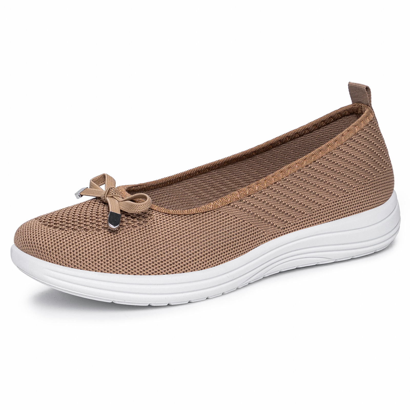 Zapatos de mujer primavera nuevos zapatos casuales superficiales un pie de zapatos de tela ligero y cómodo zapatos de malla al aire libre zapatos de tela
