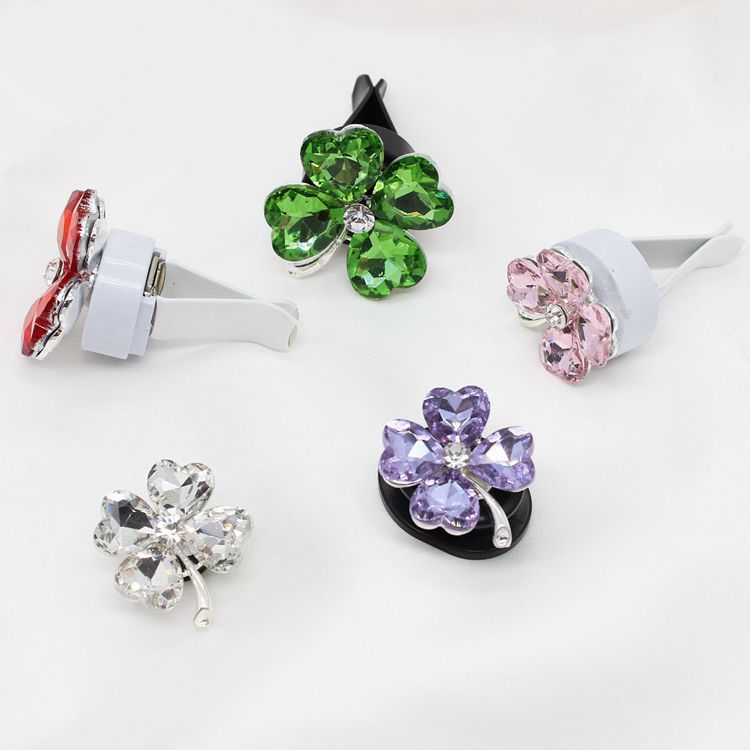 Accessory, phone case, diamond with accessories, four-leaf clover, DIY