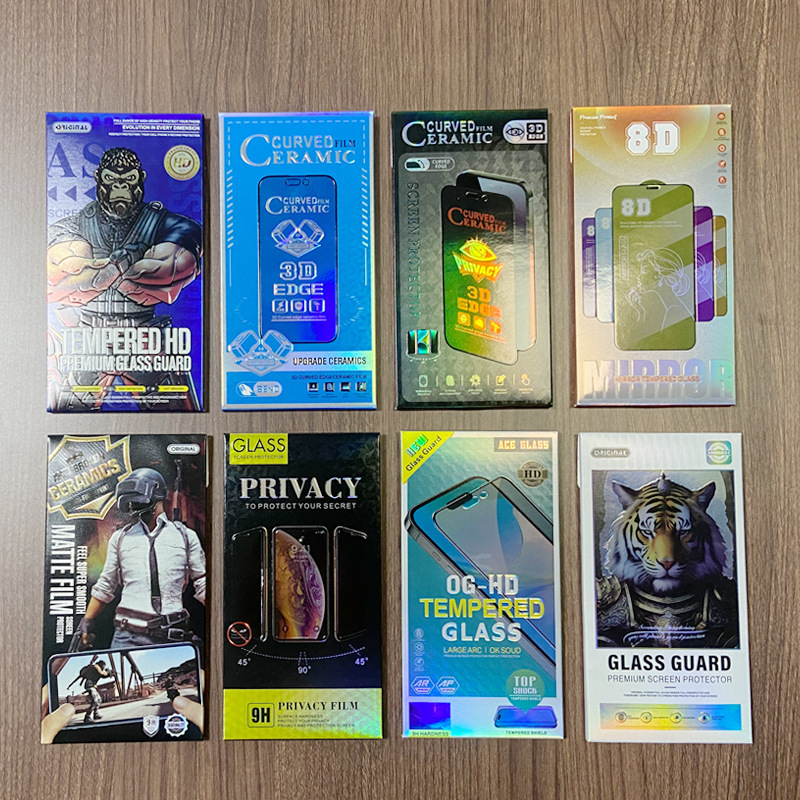 Apple 16 mobile phone tempered film packaging box OG ceramic film color box HD anti-peep film orangutan stereo box universal Apple 16 mobile phone tempered film packaging box OG ceramic film color box HD anti-peep film orangutan stereo box universal