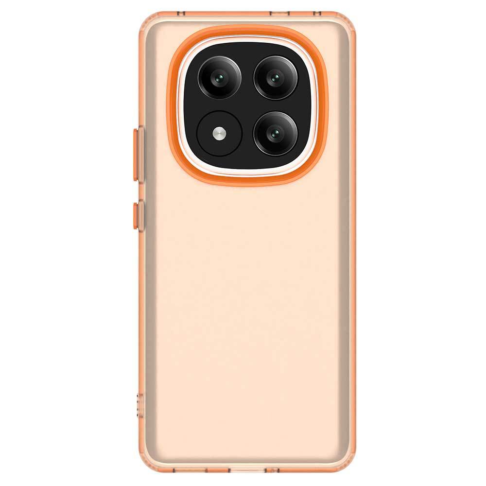 Aplicable para el arroz rojo Note15Pro + caramelo piel esmerilado caso de teléfono móvil A5 bolsa de aire a prueba de caída K80Pro funda