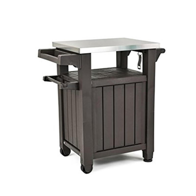 Keyong barbacoa servicio coche estilo europeo y americano picnic al aire libre estufa móvil barbacoa comedor Coche