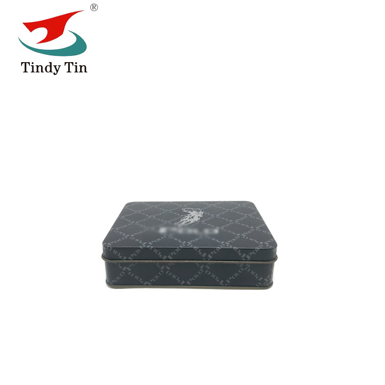 定制男士钱包盒 短款钱夹包装盒 彩妆方形马口铁盒 东莞制罐