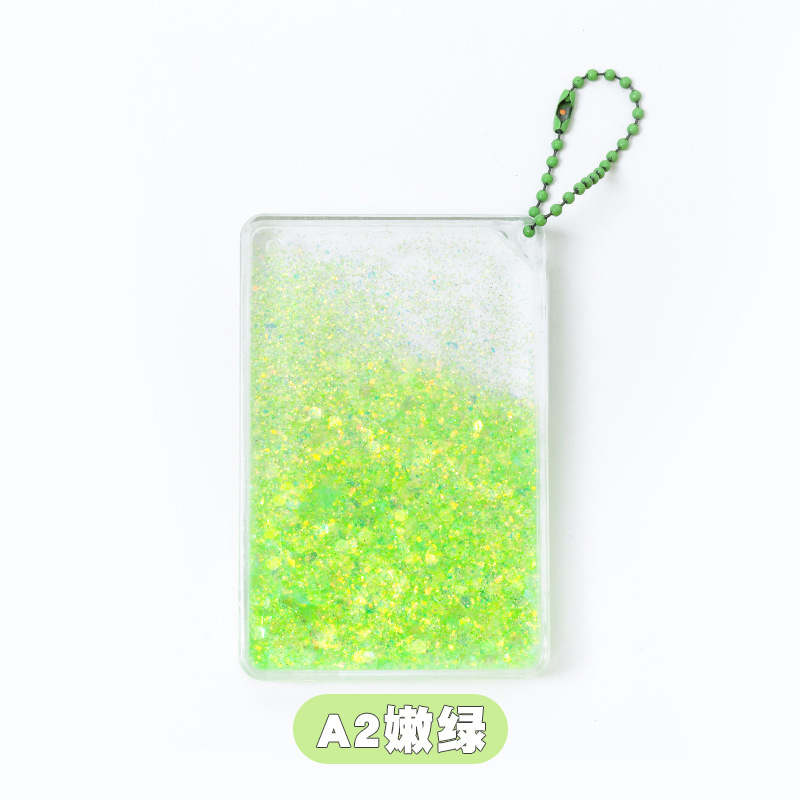 Quicksand Goo tarjeta ladrillo acrílico Mahjong cubo de hielo niños niña decoración especial Tarjeta de evaluación transparente Placa de ladrillo novias tía tarjeta