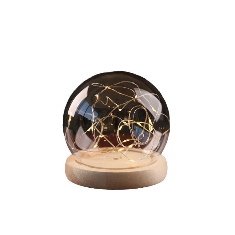 TikTok cubierta de vidrio hecha a mano modelo de mano cubierta de polvo cubierta de vidrio transparente para tulipán