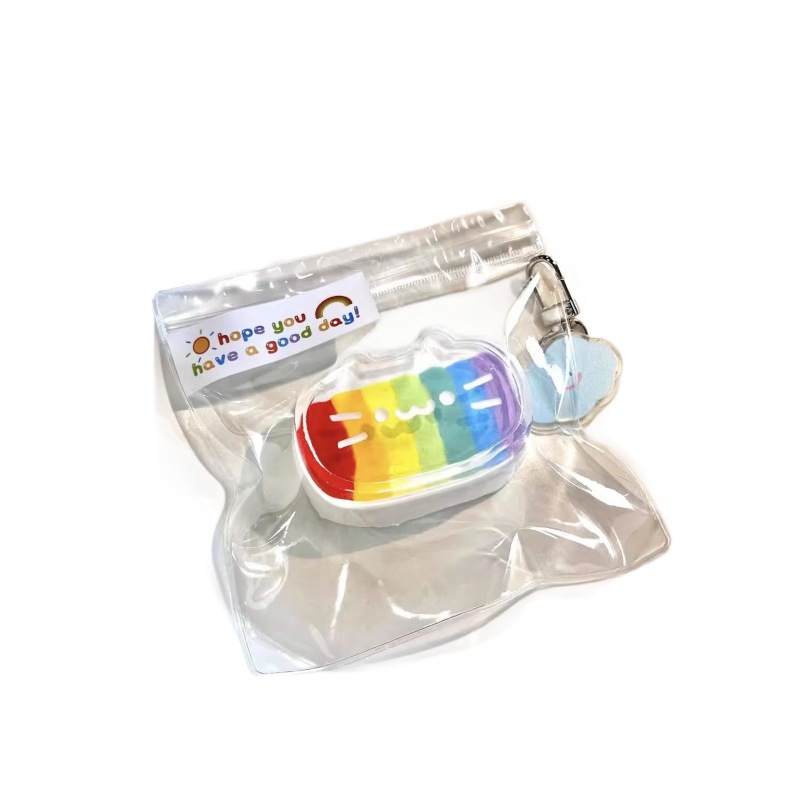 Gatito queso rebote lindo descompresión gato gato descompresión grueso juguete para estudiantes pequeño libro rojo mismo barro