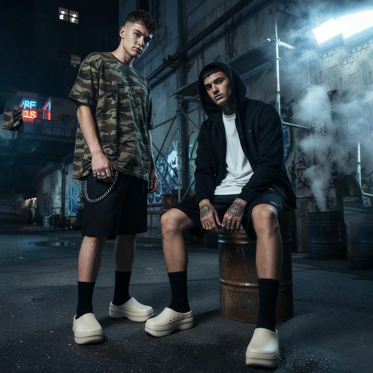 シェフシューズ 冬の新作 スリッポン ミュールシューズ 厚底 アウトドア 防水 室内用 つま先が覆われた綿スリッパ 女性用