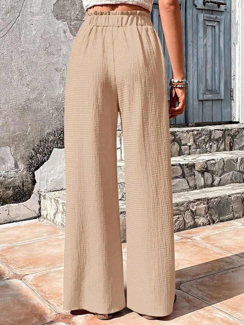 Women's Daily Streetwear Solid Color Full Length Casual Pants Wide Leg Pants display picture 6