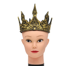 万圣节跨境热卖皇冠外贸装扮pu发泡柔软皇冠头饰表演舞台服饰道具