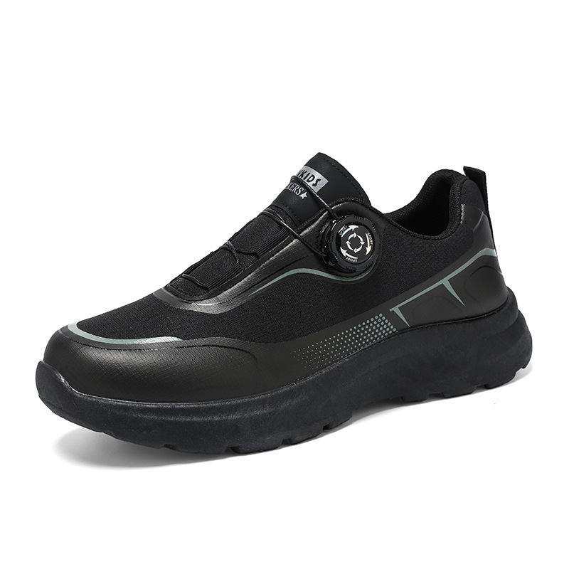 Zapatos de hombre 2026 nuevo botón de primavera zapatos deportivos casuales para hombres al aire libre alpinismo transpirables zapatos de carrera versátiles