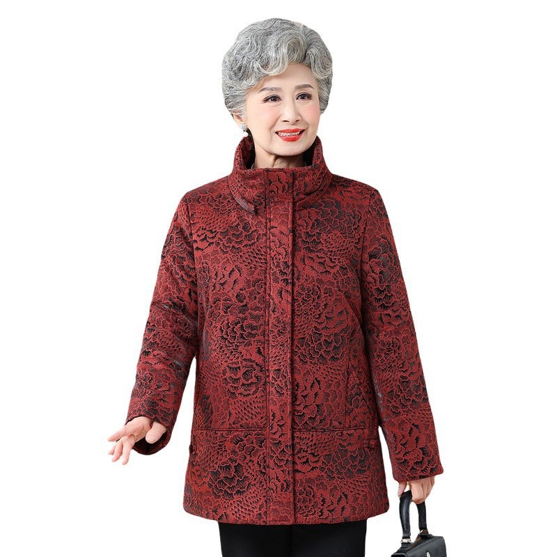 Warm down jacket for mother
