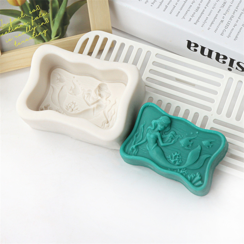 平面硅胶浮雕美人鱼手工皂模具 (20).jpg