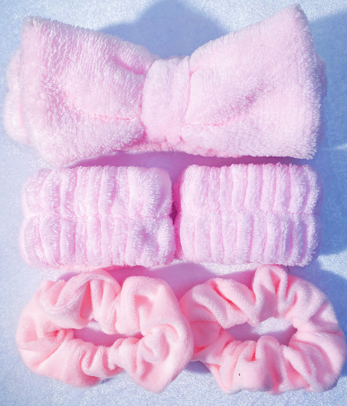 Correa para el cabello suave, tocado, lazo, lavado, multicolor mate mate, clip de agarre grande, anillo para el cabello elástico, juego de 16 piezas