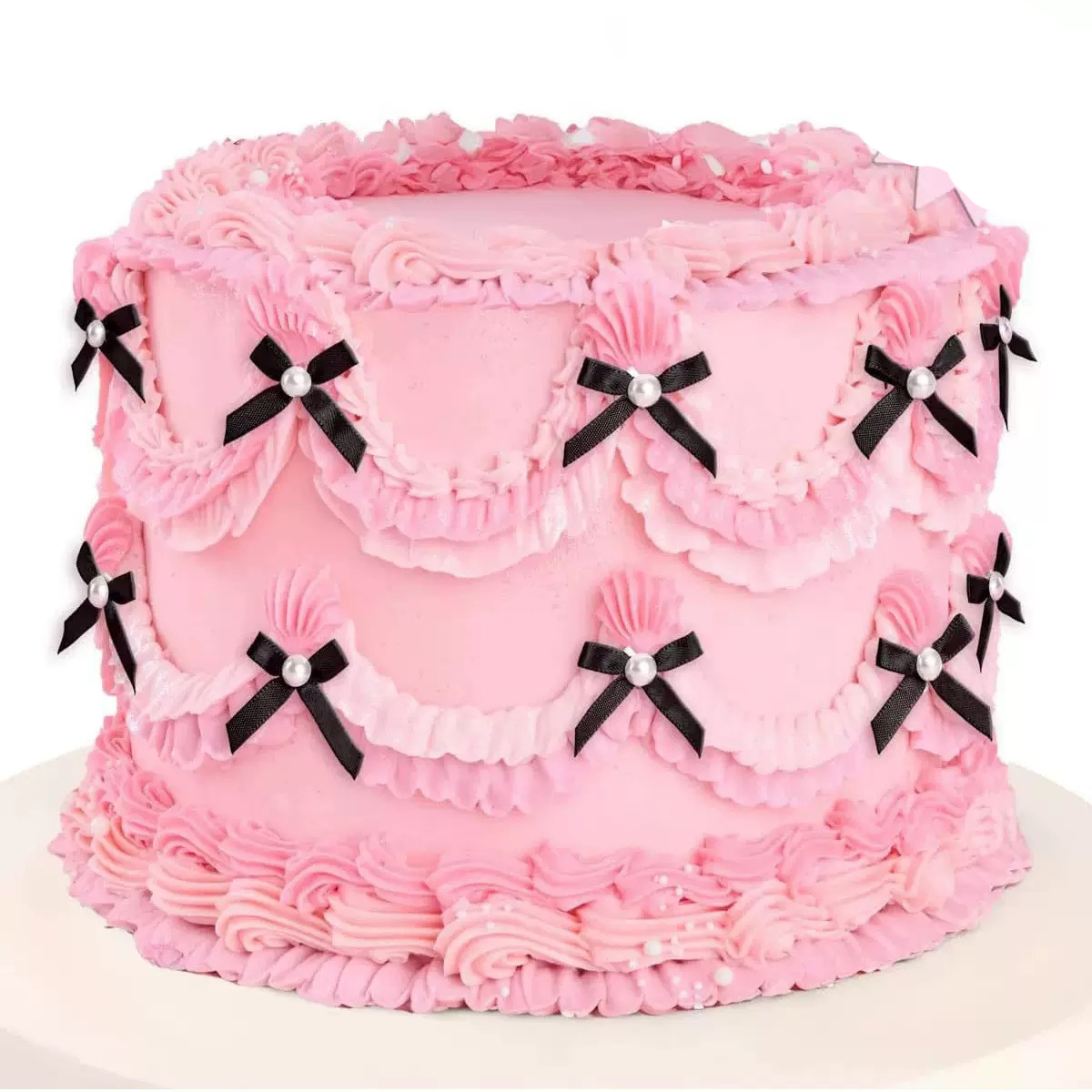 Creativo transfronterizo Pearl Bowknot Spot Pastel al por mayor Postres para hornear Ballet Decoración Plug-in Accesorios para el cabello de bricolaje