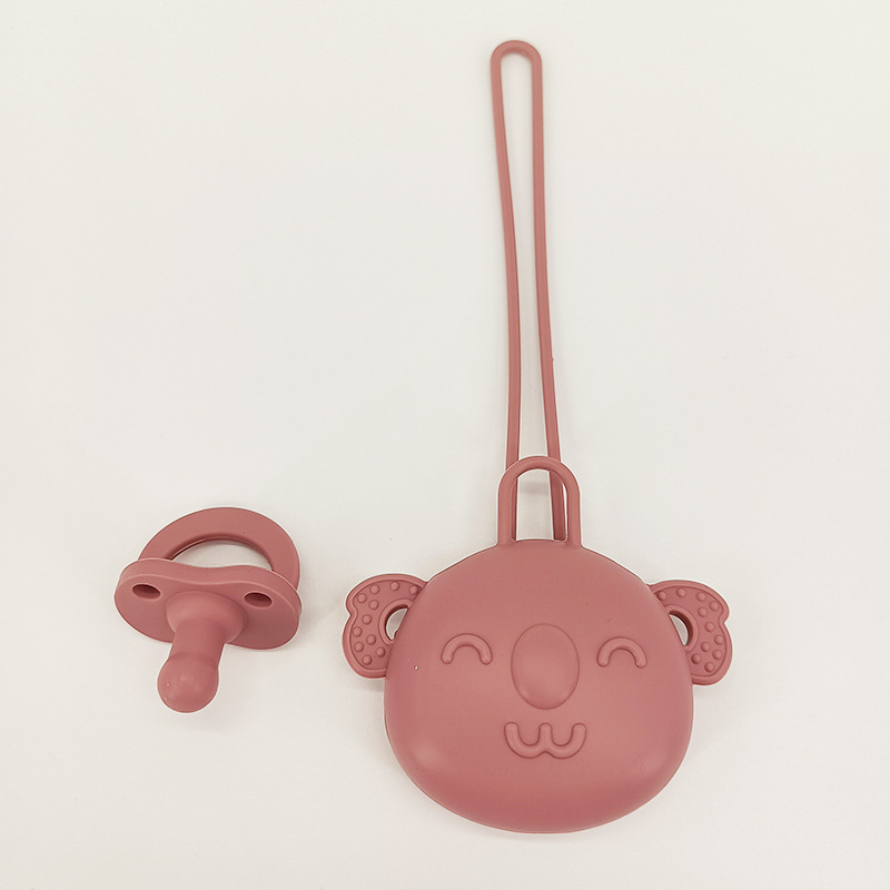 Food-Grade Silicone Baby Pacifier Set, Imitation Breast Milk Soothing Tool, Wholesale Teething Toy, Chewable