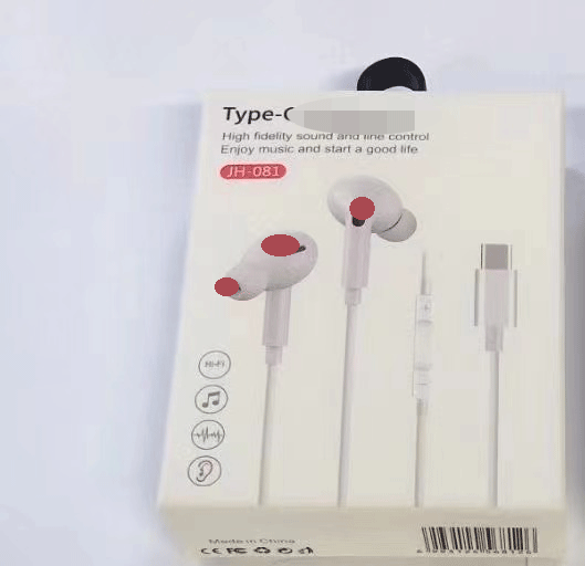 Aplicable a Apple 14 cuarta generación de tercera generación de control de alambre en la oreja relámpago llamada crackeo cable teléfono móvil fábrica