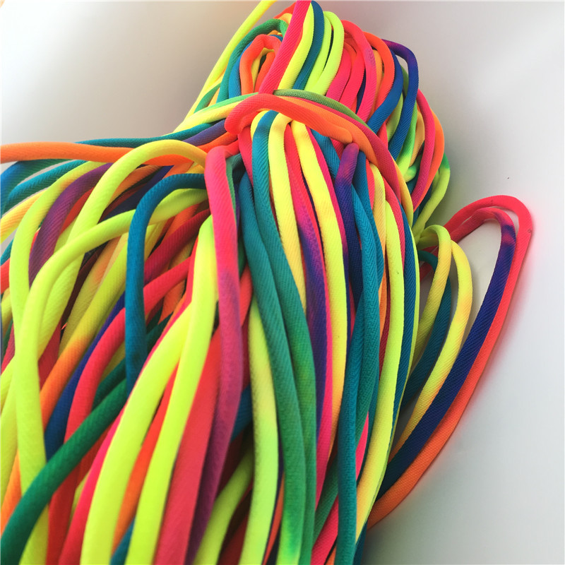 厂家长期供应棉纶七彩绳DIY手工提手人字礼盒礼品袋彩色装饰绳