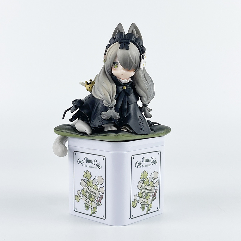 影法師 茶会猫 茶罐猫狸花猫  美少女手办动漫公仔摆件模型批发|undefined