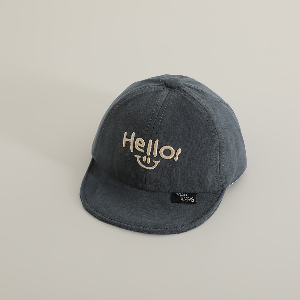 Hello Sen Sombrero de bebé primavera y otoño blando gorra de lengua gorra para bebés delgada sombrero de sombrero de béisbol