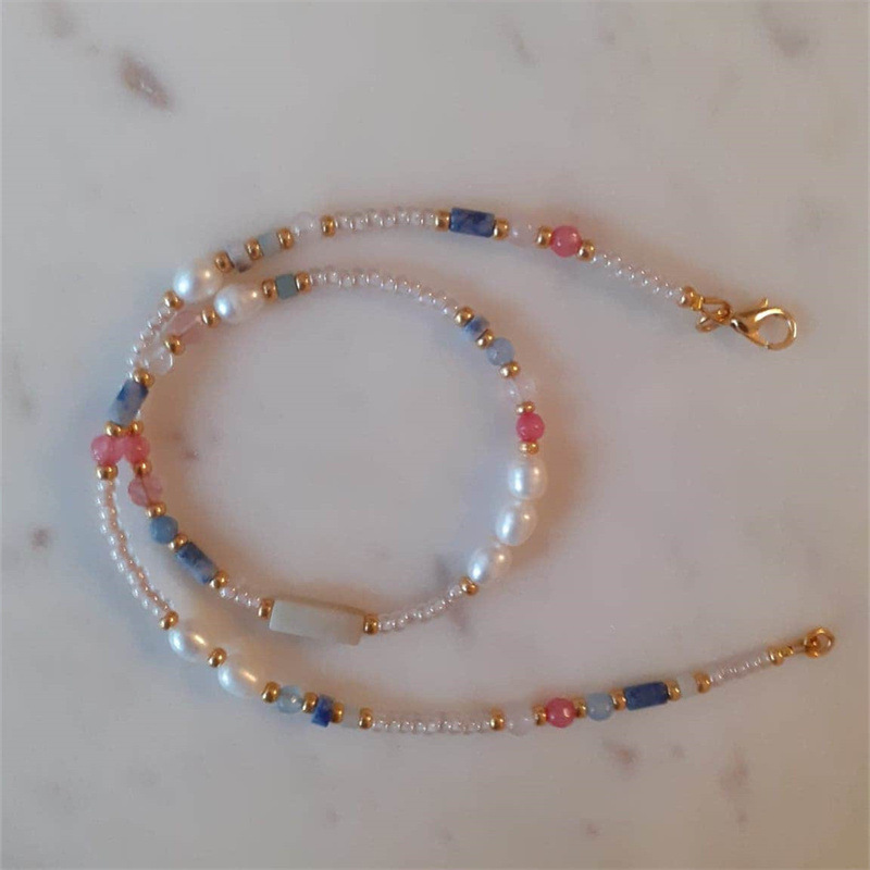 1 Stück Einfacher Stil Runden Imitationsperle Perlen Frau Halskette display picture 3