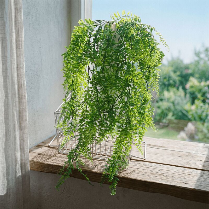 Wall-Mounted Persian Leaf Artificial Persian Vine Amazon Wall-Mounted Persian Vine Home Decoration Artificial Green Plants and Aquatic Plants