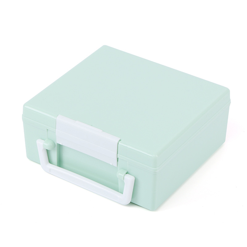 PP caja de plástico portátil caja de embalaje de juguete caja de almacenamiento de necesidades diarias caja de almacenamiento engrosada puede agregar patrones para establecer color