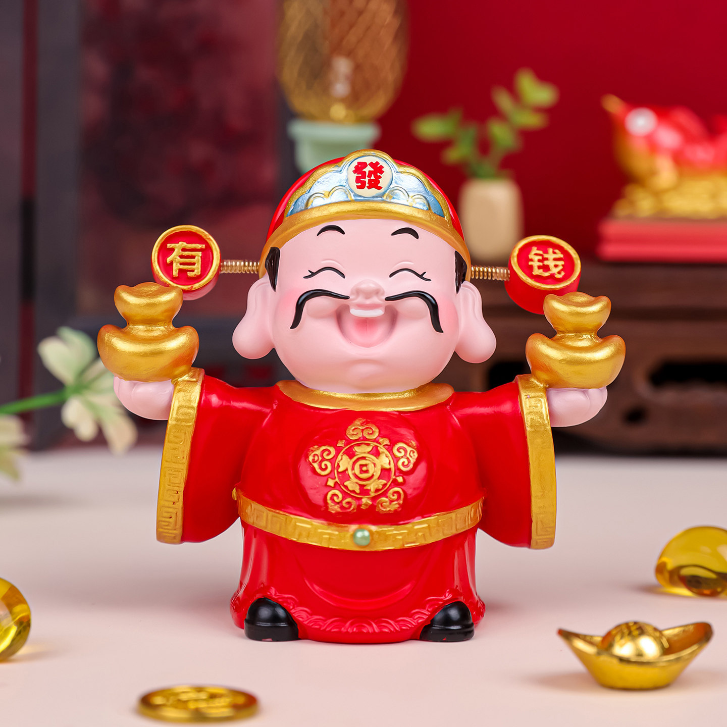 2026 Caballo Año Zodiaco Ornamento Caballo soporte de teléfono móvil Inmediatamente rico Muñeca Regalo Año del Caballo Regalo