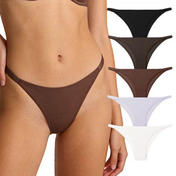 Cross-Border Sexy Thin Strap Thong Seamless Sports Yoga Invisible Quick-Dry T-Back Women's Thong Underwear