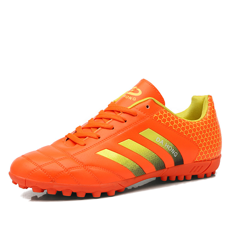 En stock zapatos de fútbol uñas largas para hombres y mujeres de bajo-top antideslizante más tamaño zapatillas deportivas transpirables zapatos de entrenamiento para adultos de moda que absorben los golpes