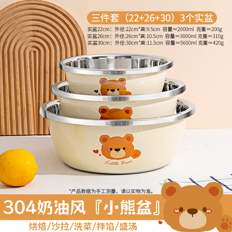 3종세트(22+26+30) 실물세면대 3개 [항균304스틸]