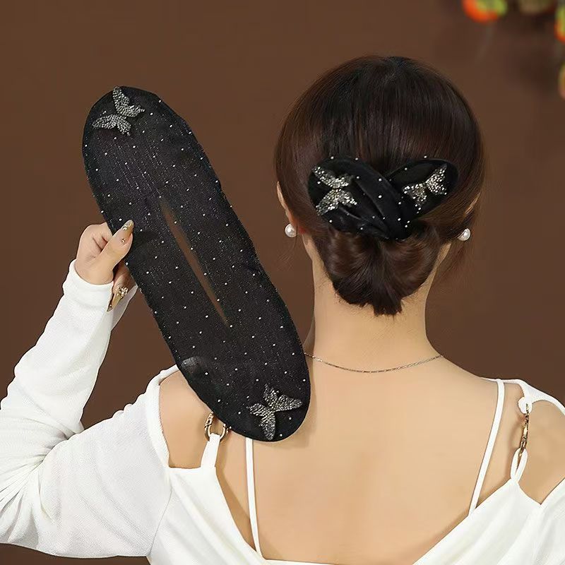 Perezoso mágico twist clip bolas de cabello con arco disco de joyas de cabello magia joyas de cabello nueve flores disco de cabello