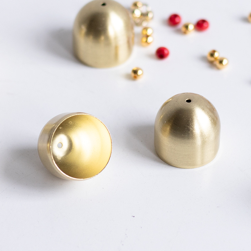 现货DIY手工风铃纯铜铃铛车挂饰品配件金属铃铛合金风铃材料批发