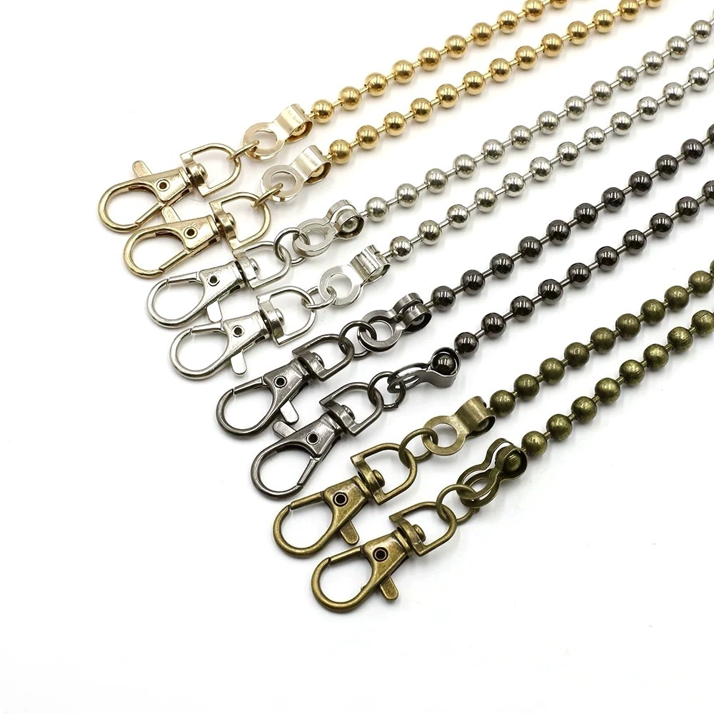 Аксессуары для сумок новый круглый шарик цепи diy ручной мешок для мобильного телефона цепи на одно плечо мешок металлический ремень для оптовых продаж