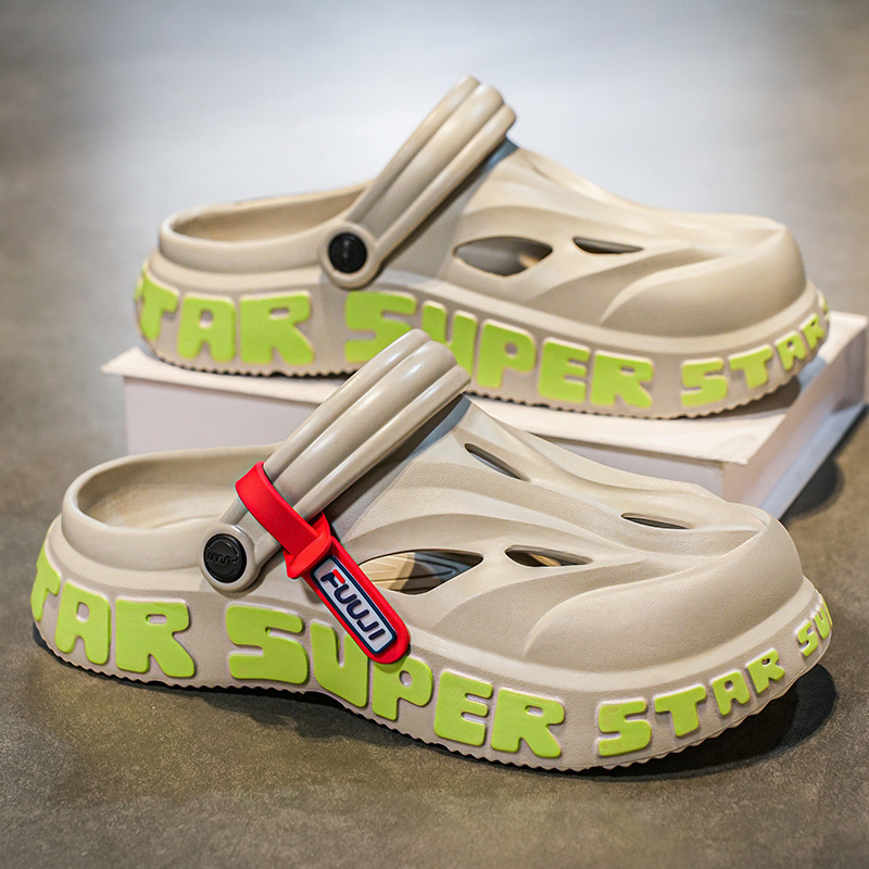 Men's Outdoor Clogs, Non-Slip Boys' 2025 New Slippers, Beach Shoes, Men's Camping Sandals, Summer