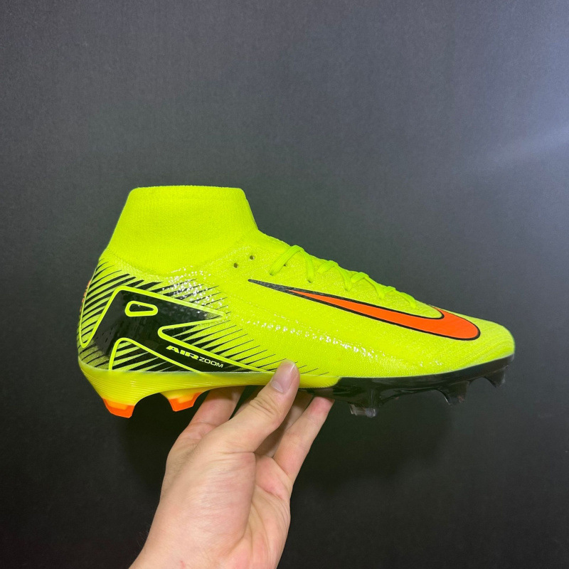 Zapatos de comercio exterior Superfly zapatos de fútbol de combate real para hombres Assassin 16 zapatos deportivos de punto de alta altura zapatos de fútbol de moda FG para mujeres