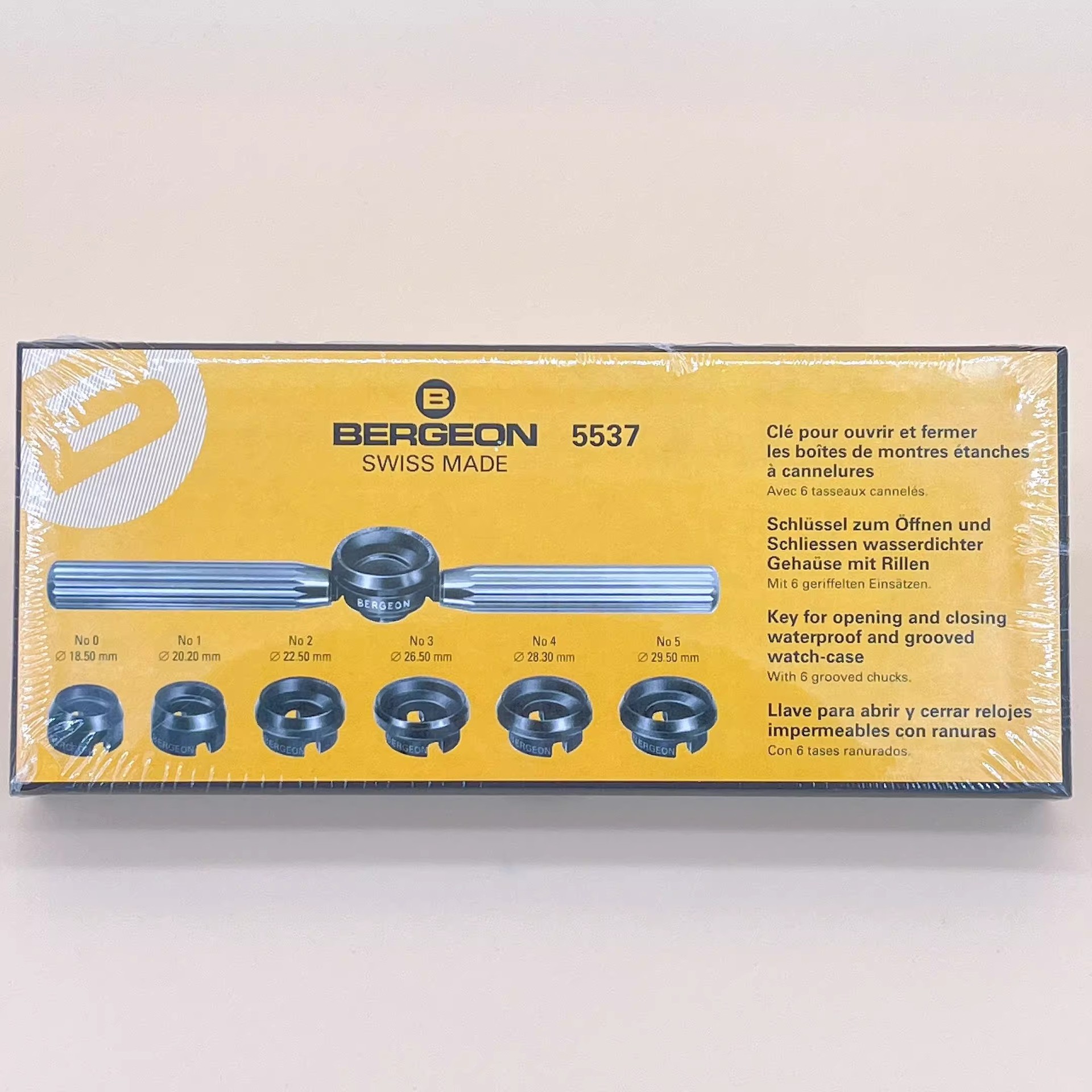 修表工具 瑞士原装 BERGEON5537 修表开表器 开盖工具 齿纹后盖