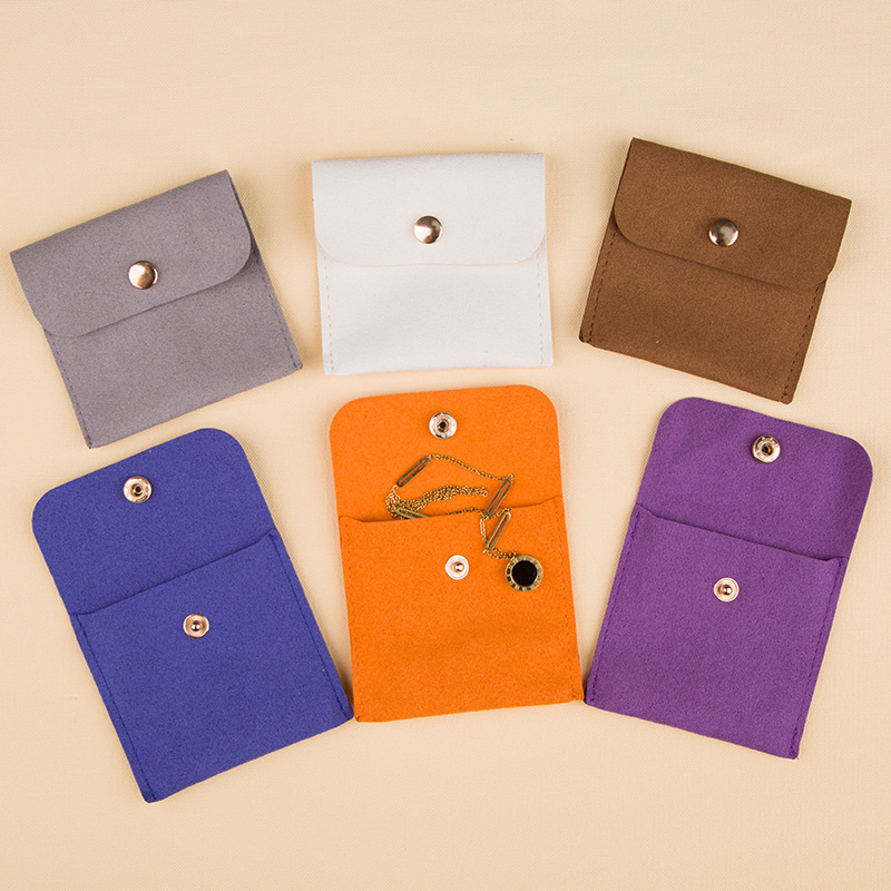 Microfiber Square Jewelry Envelope Flip-Top Snap Bag Earring Necklace Storage Velvet Pouch Drawstring Bag Custom Logo Microfiber Square Jewelry Envelope Flip-Top Snap Bag Earring Necklace Storage Velvet Pouch Drawstring Bag Custom Logo