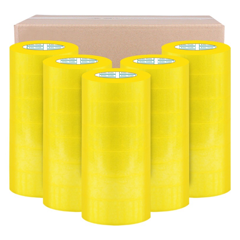 Zhongda cinta transparente rollo grande cinta engrosada embalaje al por mayor cinta de sellado cinta ancha de papel caja completa