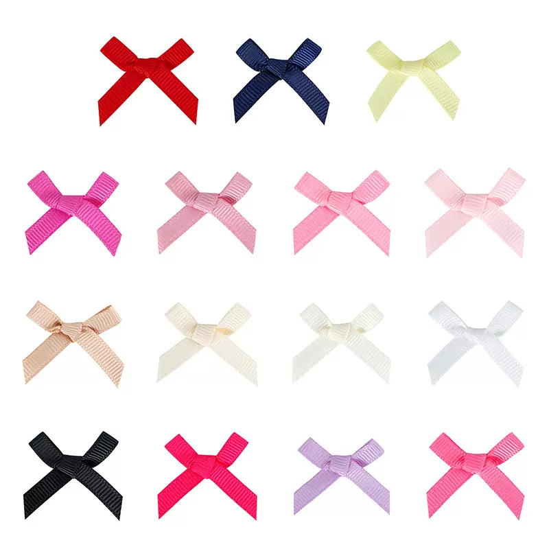 思蜜丝蝴蝶结罗纹织带2分diy迷你配饰批发服饰配料辅料装饰品批发