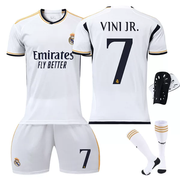 2324 Real Madrid Football Jersey No. 7 Vinicius 5 Bellingham 11 Rodrygo 10 Modric New Model