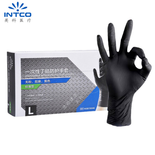 Inco nitrile protective gloves thickened and durable disposable gloves for hotel household chores dishwashing and hairdressing wholesale