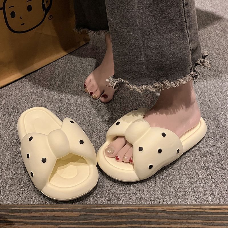 Polka Dot Big Bow EVA Thick-Soled Women's Summer Sandals, Women's Outdoor Thick-Soled Non-Slip Versatile Sandals Polka Dot Big Bow EVA Thick-Soled Women's Summer Sandals, Women's Outdoor Thick-Soled Non-Slip Versatile Sandals