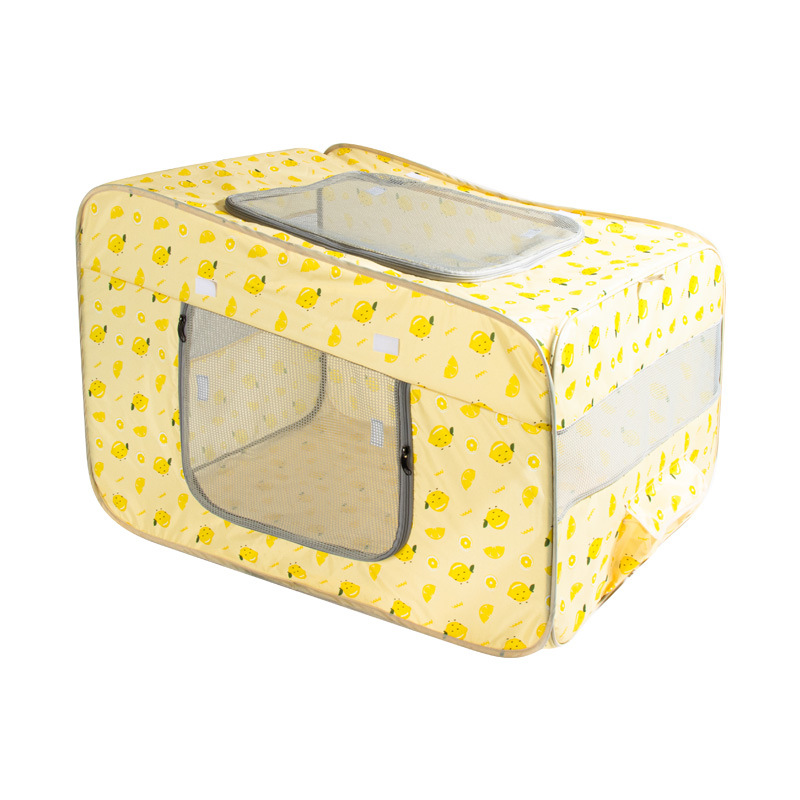 Fábrica en stock valla nido de gato plegable perro gato jaula gato mascota tienda de campaña suministros bebé perro bebé gato sala de entrega