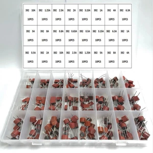 240pcs382 392 Фрактерный цилиндрический предохранитель 0,5A1A1A-10A ЖК-телевизор