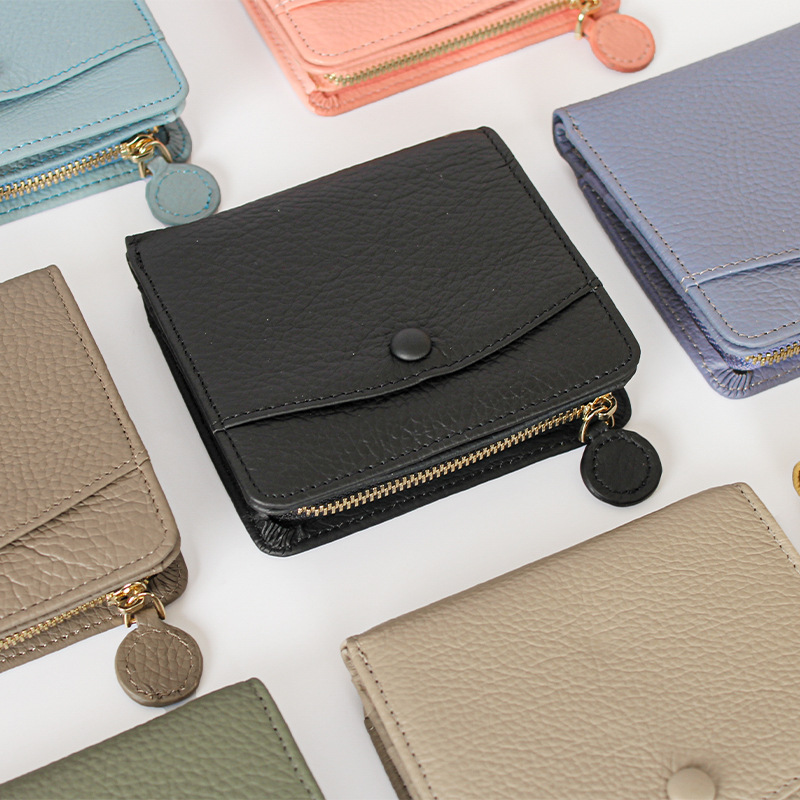 Retro hecho a mano original primera capa de piel de vaca Mini titular de la tarjeta pequeño monedero hombres y mujeres ultrafino de cuero licencia de conducir caso clave