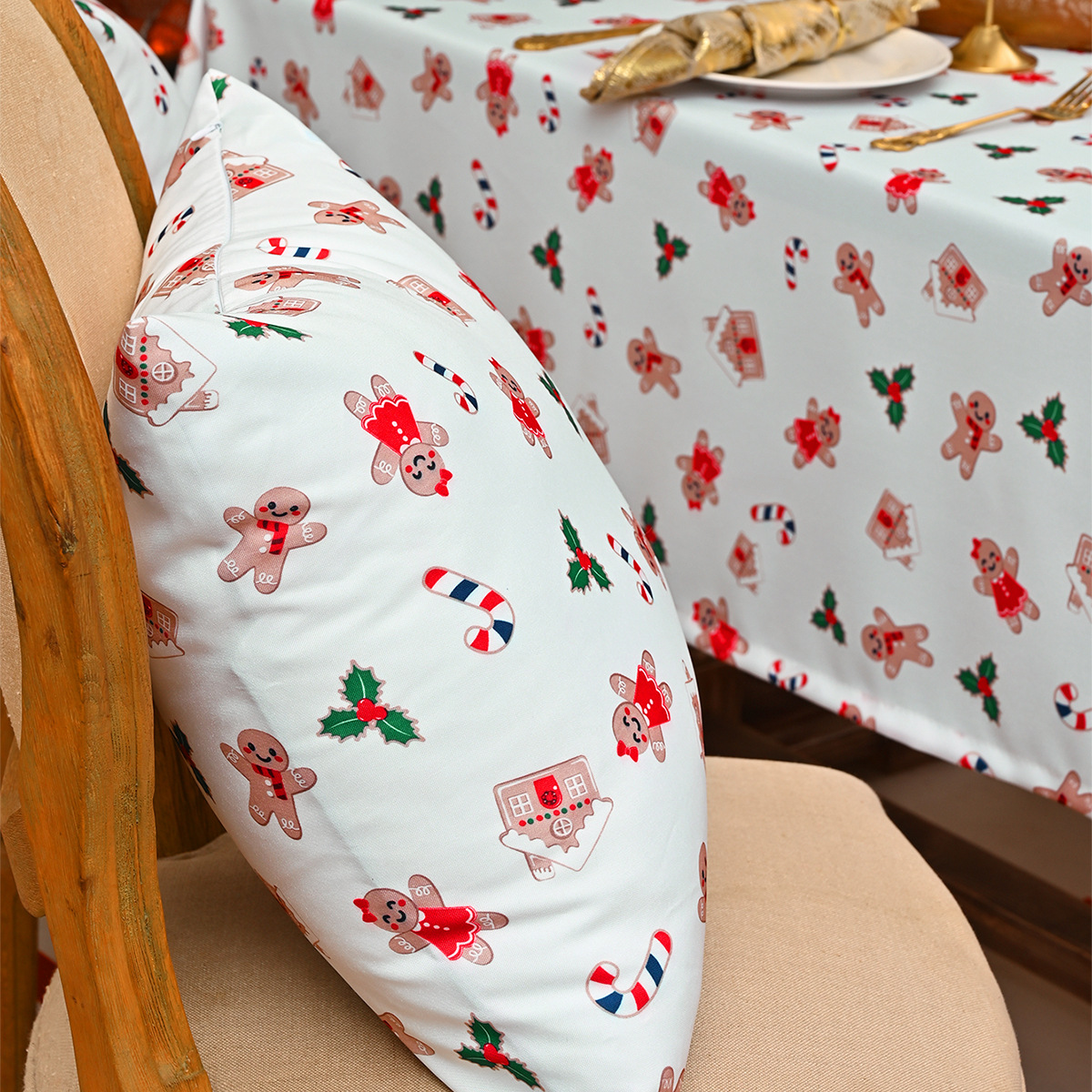 Transfronterizo nuevo estilo de Navidad impresa almohada INS estilo de moda europea y americana Navidad almohada almohada