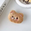Plush stand-big-faced brown bear