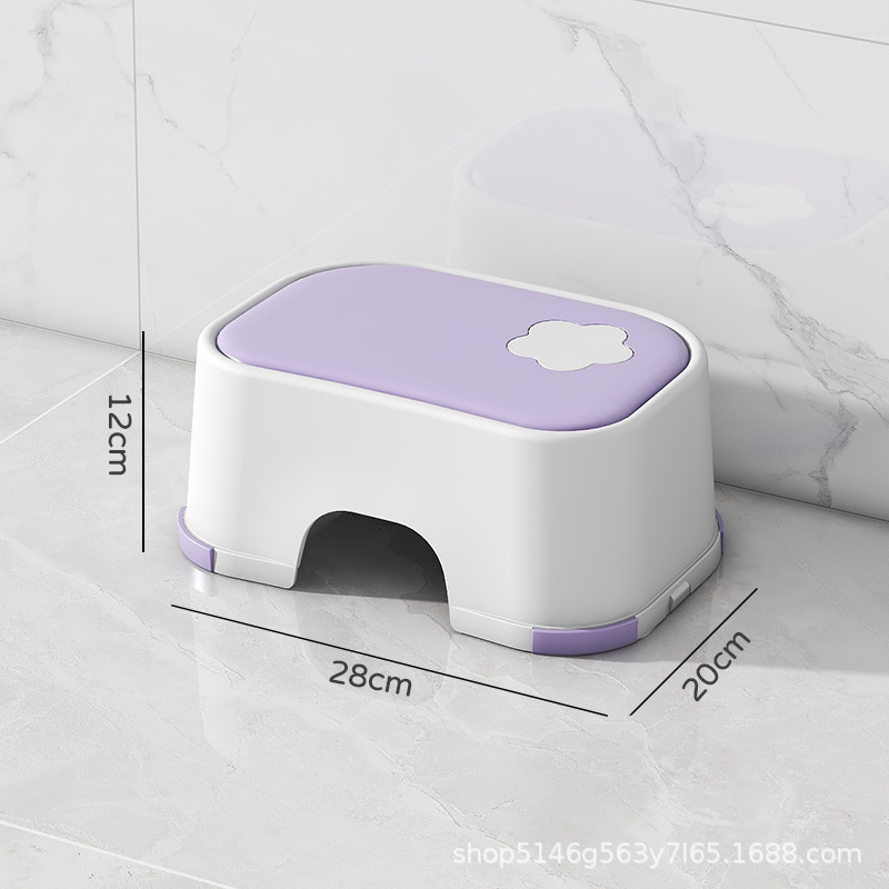 Taburete para niños y niñas bebé Lavado de Manos paso jardín de infantes taburete de plástico cepillado lavado de cara taburete antideslizante image 11